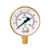 MANOMETRO DE ACETILENO 2.5PULG 0-400PSI