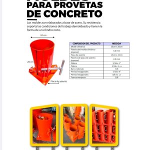 PROBETAS PARA CONCRETO 4 MM X 10 X 20 EDUMAQ